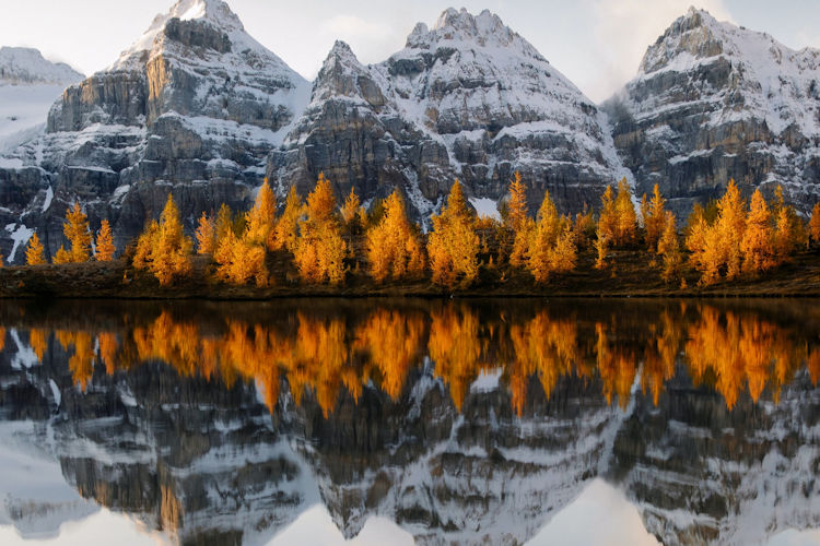 Banff, Alberta in fall
