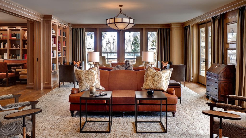 St Regis Deer Valley lobby library