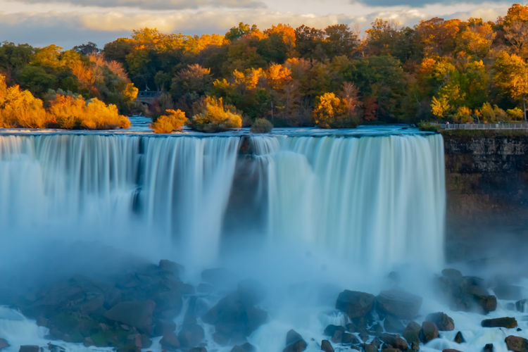 Niagara Falls in autumn