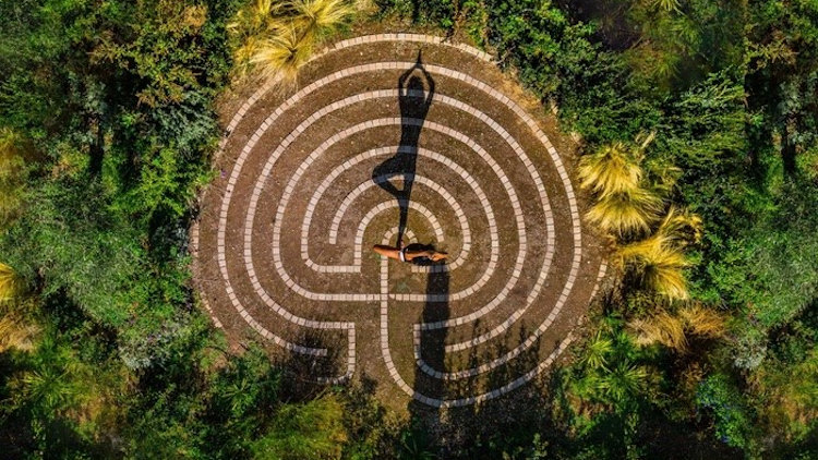 Euphoria Retreat labyrinth