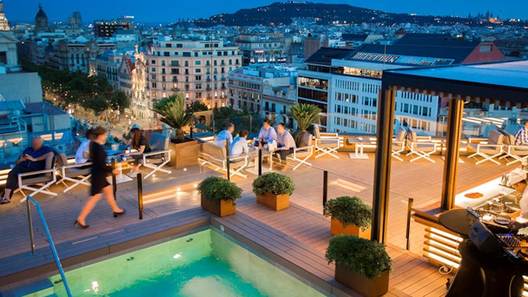 Majestic Hotel rooftop