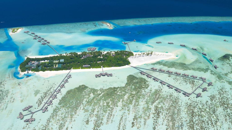 Gili Lankanfushi aerial
