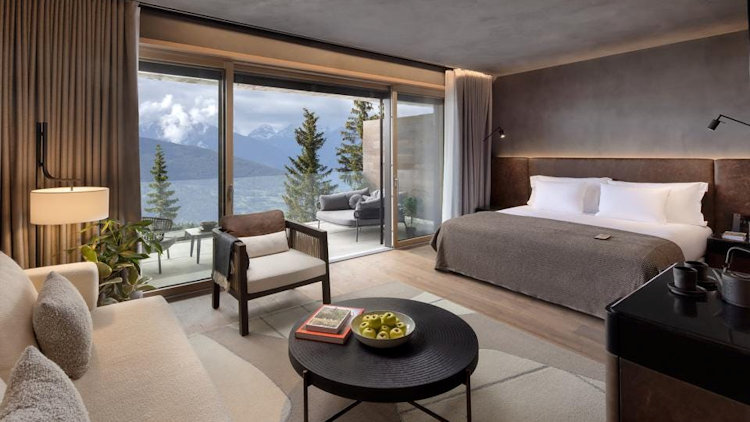 Six Senses Crans-Montana guestroom