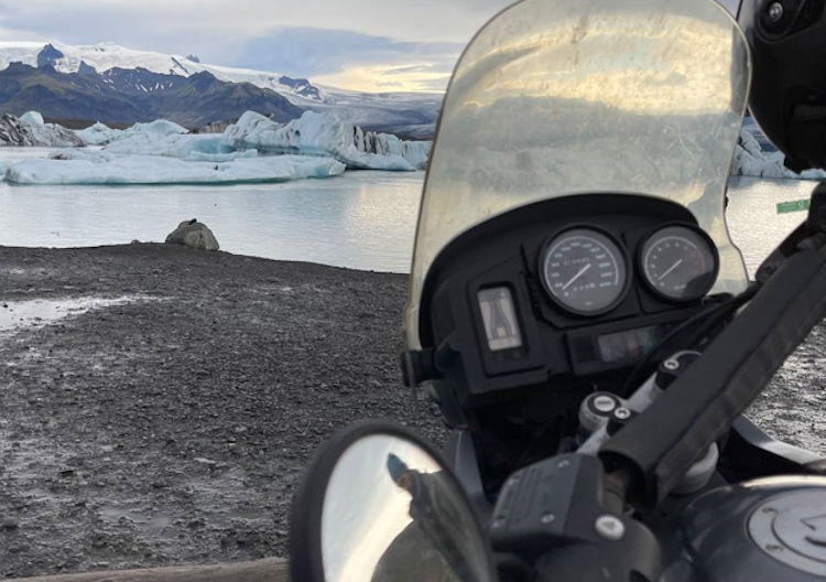 Iceland motorcycle