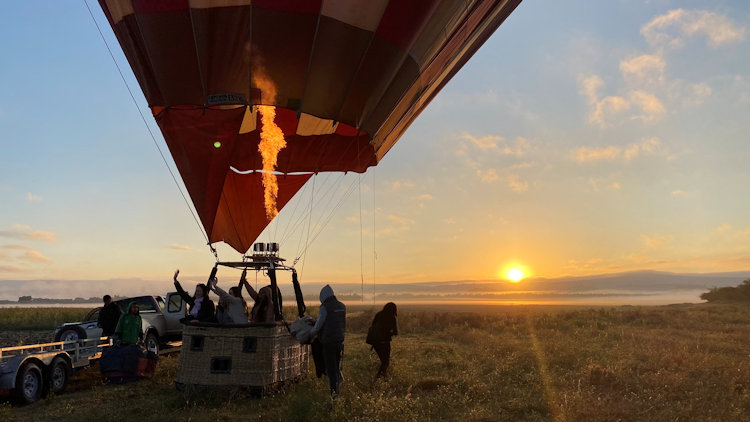 San Miguel de Allende hot air balloon