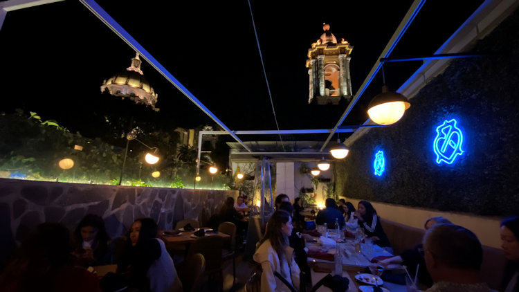 San Miguel de Allende Cent'anni Ristorante rooftop terrace