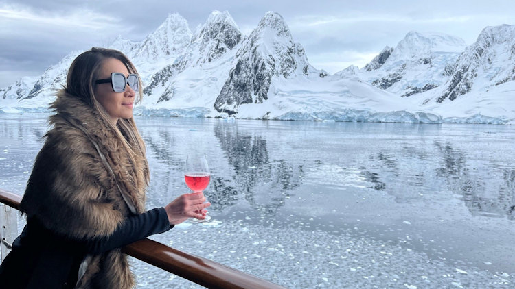 Antarctica ship balcony