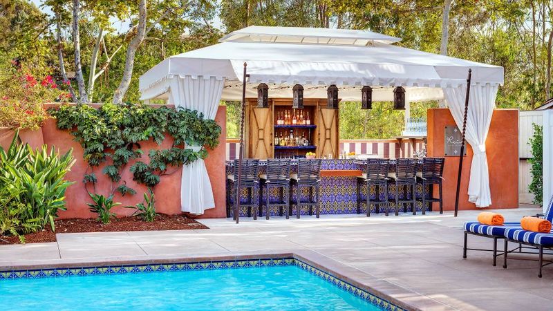 Rancho Valencia Resort & Spa pool bar
