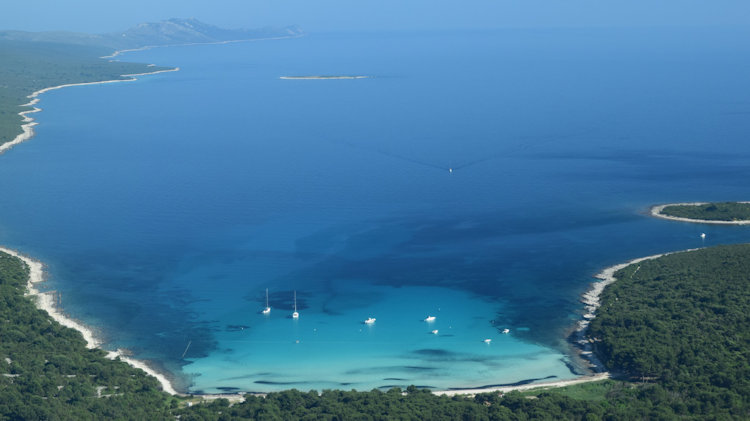 Saharun Beach on Dugi Otok Island