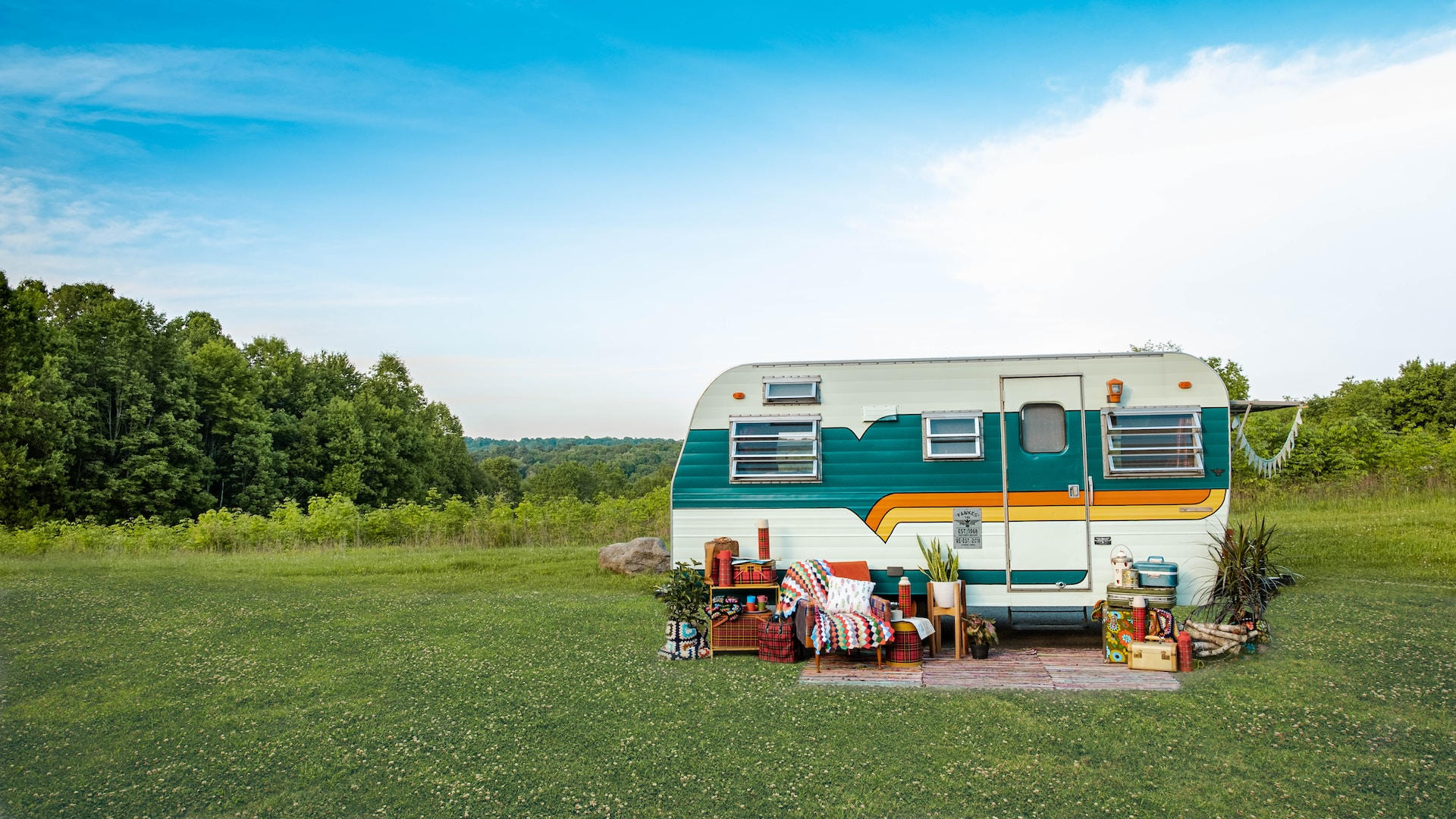 vintage travel trailer