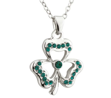 shamrock pendant