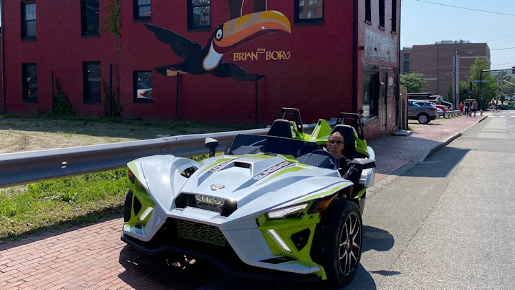 Polaris Slingshot graffiti