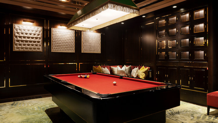 billiards room