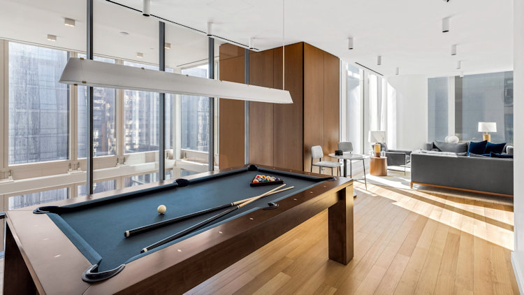 billiards room