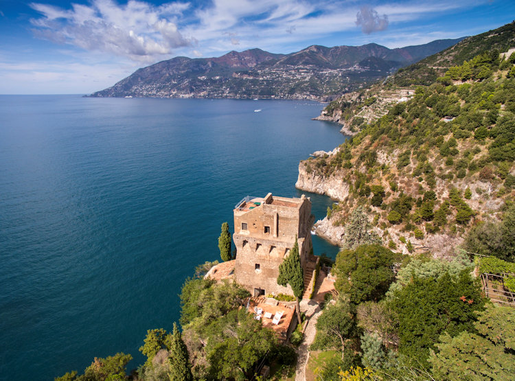 Villa Maiori aerial