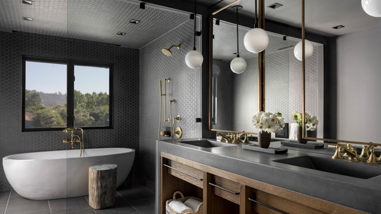 Four Seasons Resort and Residences Napa Valley Guest Bathroom 
