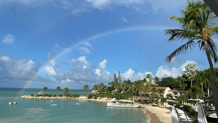 Blue Waters Resort rainbow