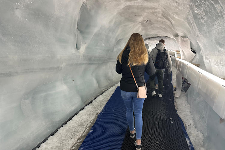 Switzerland ice cave