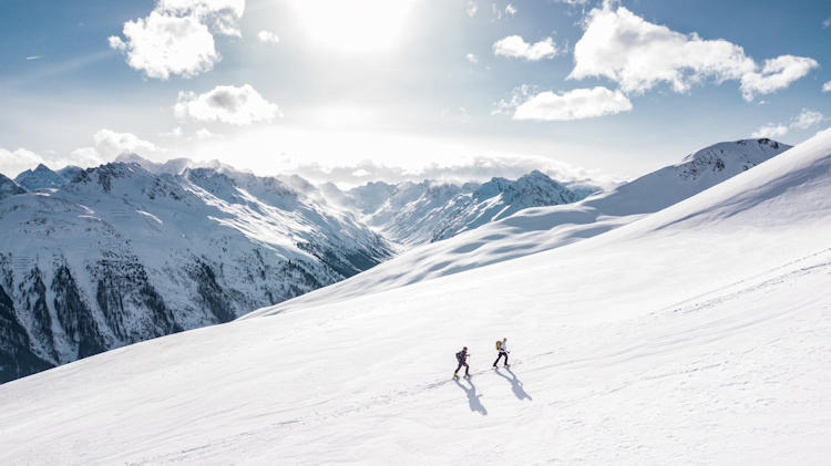 snow hiking