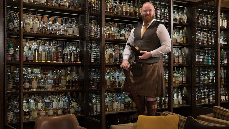 The Balmoral whisky bar