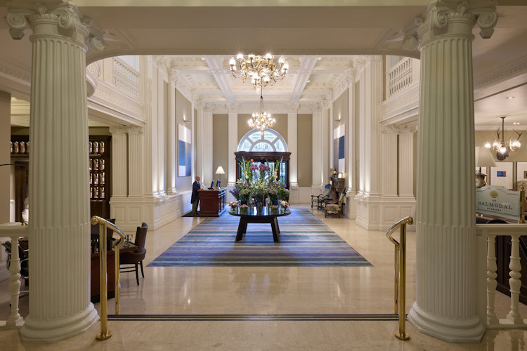 The Balmoral lobby