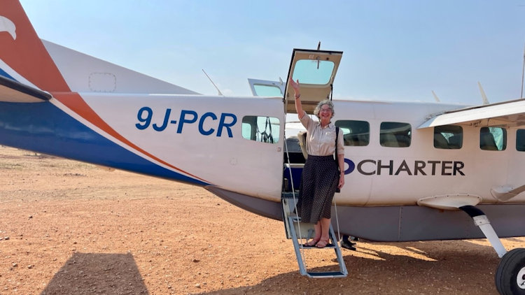 Zambia airplane