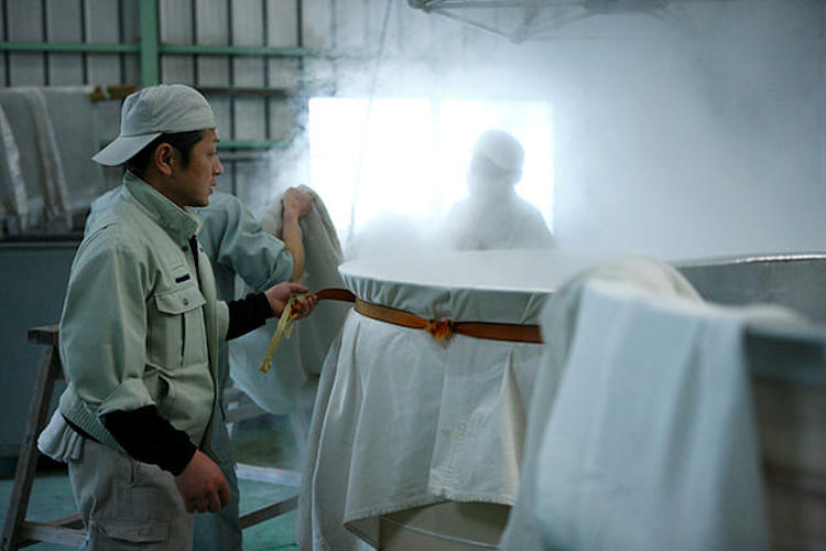 Sake (Daiichi Sake Brewery) workers