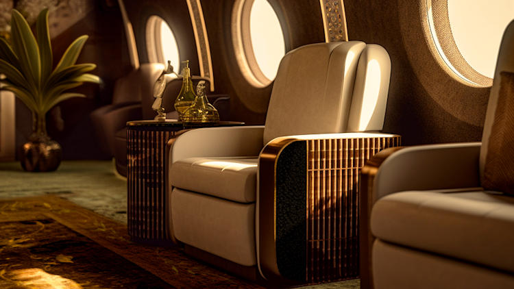 Dynasty jet interior