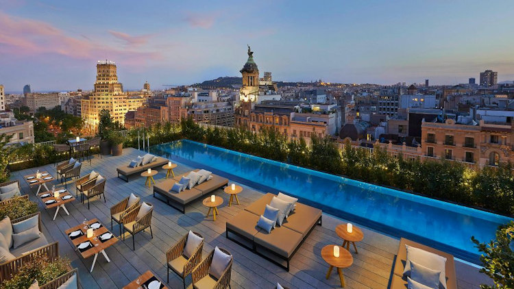 Mandarin Oriental Barcelona pool