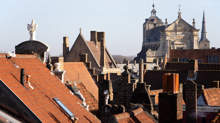 Rooftop view Bruges