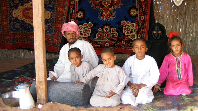 Bedouin family