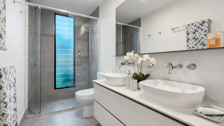 luxury spa-like bathroom