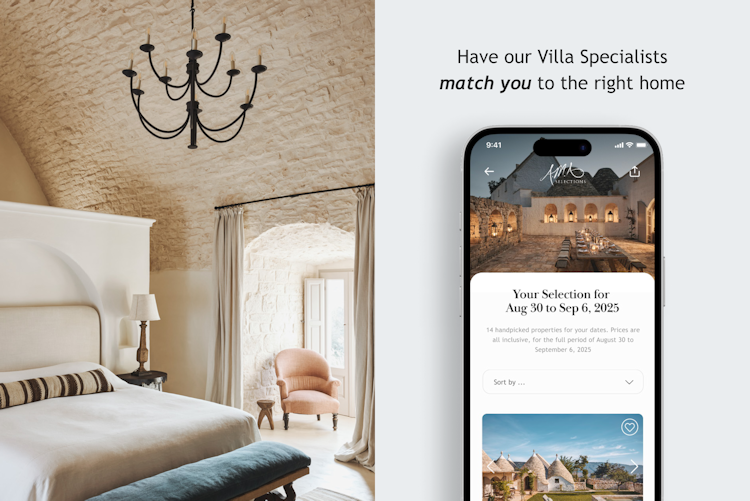 AMA Selections villa booking app