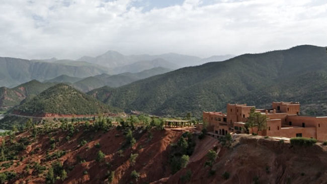 Kasbah Bab Ourika exterior landscape