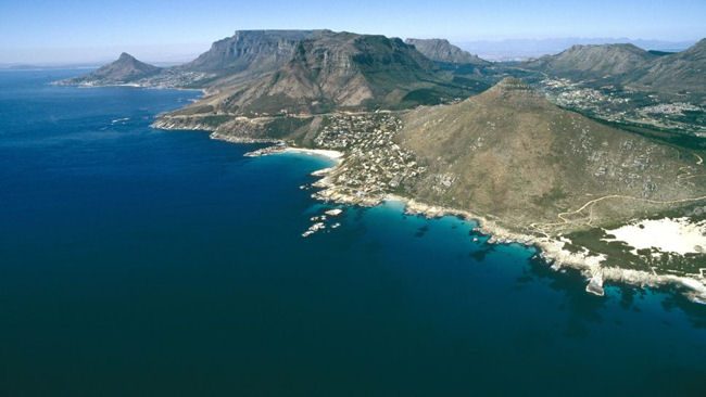 Cape Town aerial view