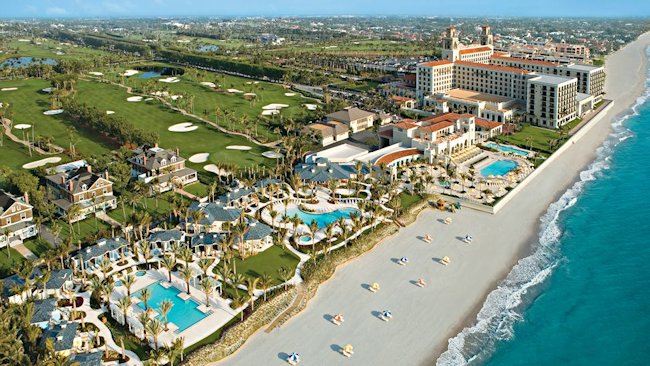 The Breakers Palm Beach aerial view