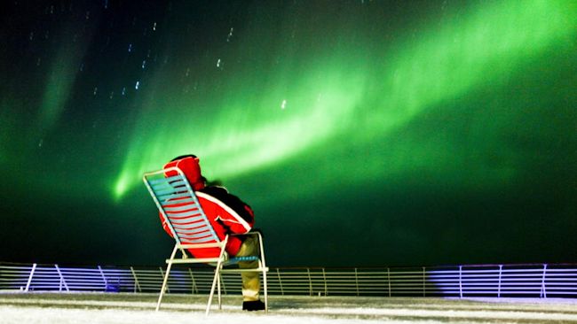 Hurtigruten northern lights