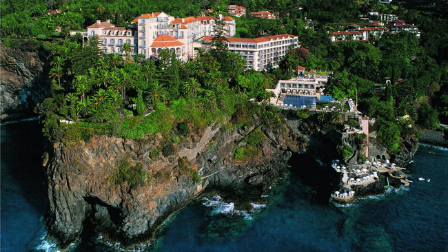 Reid's Palace Madeira Portugal aerial view