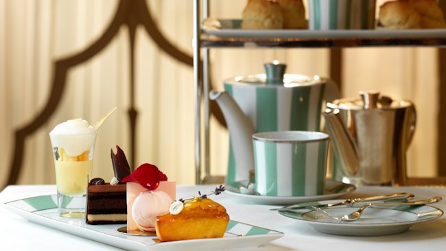 claridges tea setting