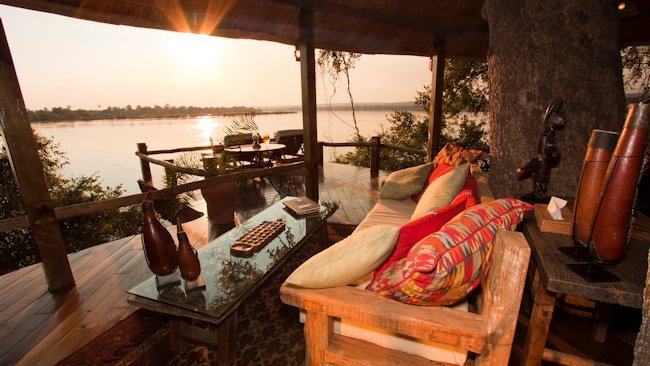 Tongabezi Lodge lounge