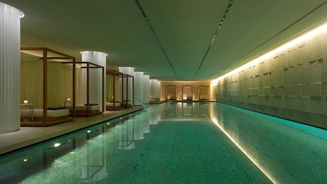 Bulgari Hotel London indoor pool