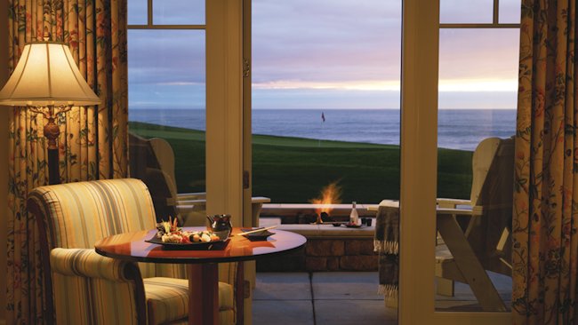 Ritz-Carlton Half Moon Bay fire pit room