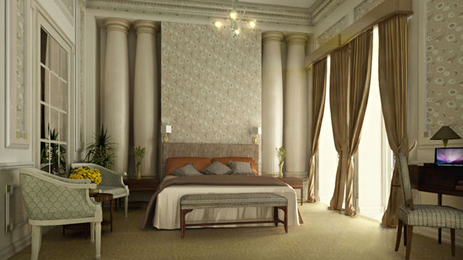 Casa Gangotena guestroom