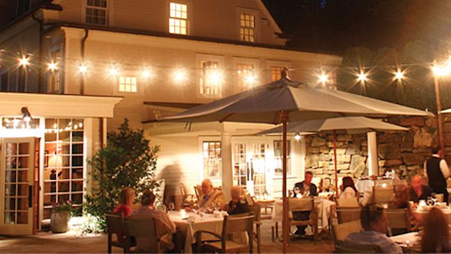 Bedford Post Inn patio dining