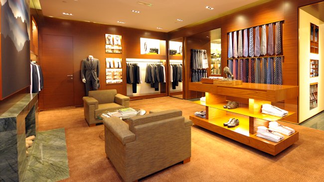 Ermenegildo Zegna Abu Dhabi Boutique interior