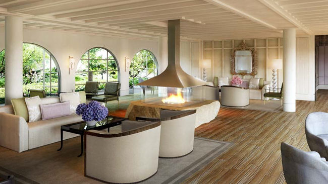 Hotel Bel Air lobby lounge