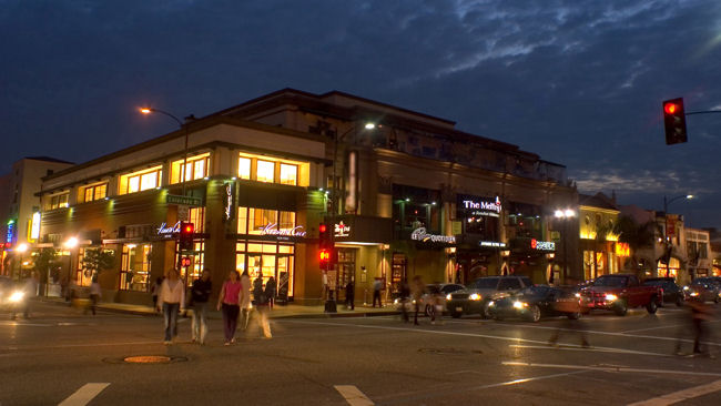 Old Pasadena at night