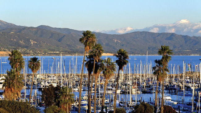 Santa Barbara Harbor Coastline