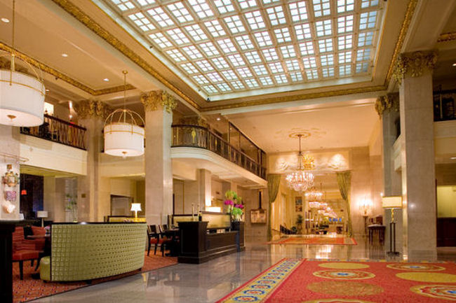 The Mayflower Hotel lobby