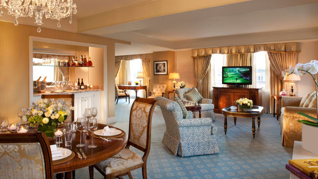 Taj Boston Tata Suite living room